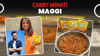 CARRYMINATI Maggi 😱😱 Recipe 🔥  30 Days Maggi Challenge  Day 1  Simple Maggi Recipe At home 🤤 [upl. by Thomasa]