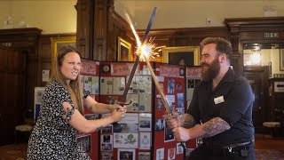 Talking Swords with Kingdom Forge Royal Opera House Armourer Paul Stoddart LOTR Sword Armoury [upl. by Destinee40]