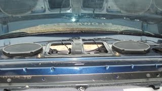 Removing and Installing the Rear Speakers from my Mustang [upl. by Godding]