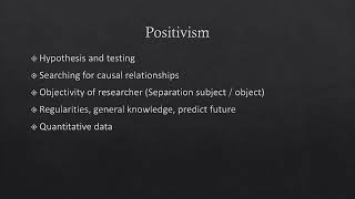 Positivism vs Postpositivism  Introduction [upl. by Frere]