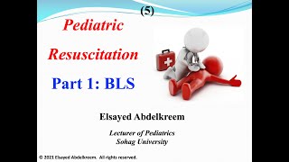 PedER2021 5 Basic Life Support BLS in children [upl. by Rebmetpes225]