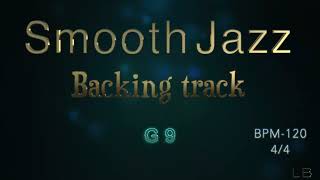 Jazz Backing track  smooth jazz Gmaj [upl. by Ruyam]