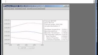 Using EViews to construct a forecast [upl. by Fabrienne832]