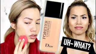 BRAND NEW  DIOR FOREVER UNDERCOVER 24HR FOUNDATION  WEAR TEST [upl. by Idok513]