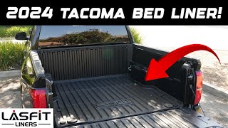 2024 4th Gen Toyota Tacoma Lasfit Bed Liner Install amp Review [upl. by Nodyarb]