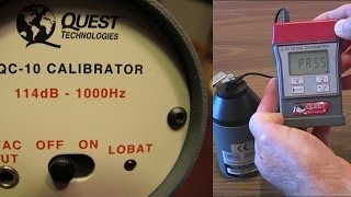 Calibrating a Noise Dosimeter [upl. by Yusem812]