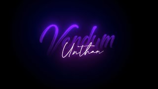 Vendum Unthan Madi Meethu Urakkam song💕✨ Whatsapp status💫 Black screen Status ☀️ Trending video 😻 [upl. by Minta292]