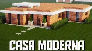 Minecraft COMO FAZER UMA CASA DE TIJOLOS [upl. by Shore]