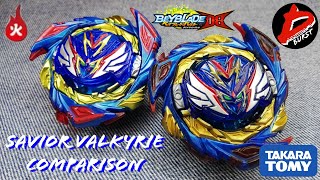 quotSAVIOR VALKYRIEquot Comparison  Takara Tomy VS Flame Brand  Beyblade Burst Comparison [upl. by Edrock]