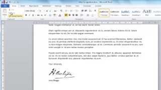 How to Create Digital Signature in Word [upl. by Tray665]