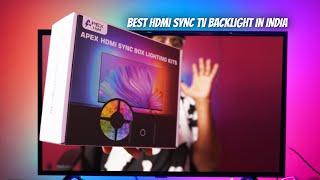 Best HDMI Sync TV Backlight in India from APEX LIGHT  Hindi [upl. by Zwiebel]