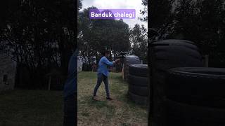 Banduk chalegi shortsvideo trending youtubeshorts song video viralvideo ♥️ ❤️ [upl. by Attevroc244]