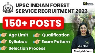 UPSC Indian Forest Service Recruitment 2023  How to Apply  VedPrep  Biology Academy [upl. by Arakihc]