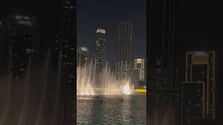 Dubai water fountain waterfountain waterdancing dubai burjkhalifa [upl. by Aisirtap892]