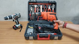 HOW TO USE FOSTER FK5513 Pro Impact Driver 13 mm Chuck Size 600 W TOOL KIT fosterdrill drill [upl. by Ailisec]