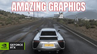 Testing Forza Horizon 5 with max on Nvidia RTX 4060  Lexus LFA test driving Gameplay Only [upl. by Aicilla]