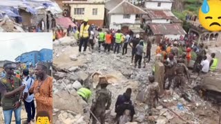 it is about to happen again another collapse house 🏠 in the east end part of Freetown [upl. by Peursem]