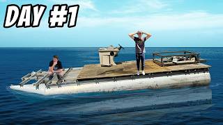 Transforming Abandoned Boat into a Houseboat  Ep 1 [upl. by Drofnas]