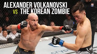 Every Significant Strike Alexander Volkanovski Landed on The Korean Zombie  UFC [upl. by Saint]