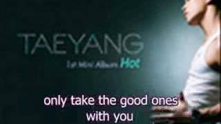 Taeyang Baby Im Sorry English subs audio [upl. by Bryna]