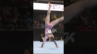 Adelle Speck Floor Exercise 2023 Nastia Liukin Cup Slow Motion shorts [upl. by Aisinut900]