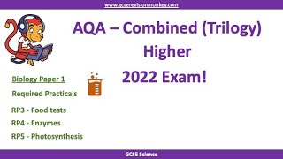 2022 Exam  Combined Biology Higher Paper 1 Required Practicals [upl. by Nagn]