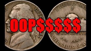 A Simple Mint Mistake Made This Jefferson Nickel Worth Thousands  Silver Transitional Error [upl. by Albrecht]