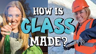 How is GLASS made  Maddie Moate [upl. by Dominick801]