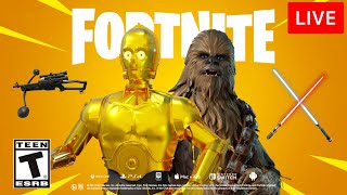 🔴 LIVE NEW FORTNITE UPDATE STAR WARS EVENT 2024 [upl. by Adnorahc]