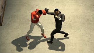 Outboxing And Framing While Sparring Using Bloody Knuckles Street Boxing Skill Based Mechanics [upl. by Aicnelev242]