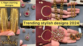 Tanishq 22kt gold mix gold jewellery design with price  Gold jewellery collection blog Tanishq [upl. by Nylcoj]