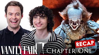 Finn Wolfhard Bill Hader amp More It Stars Recap Chapter One  Vanity Fair [upl. by Ayhtak]