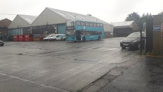 Arriva Kent amp Surrey ADL Enviro400 YY14 WFW 6474 Arriving Into Arriva Bus Depot Gillingham Kent [upl. by Einahets830]