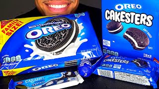 ASMR CANDY EATING OREO MUKBANG CAKESTERS EGG COOKIES TALKING JERRY BIG BITES MOUTH SOUNDS TINGLES [upl. by Annairdna]