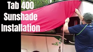 NuCamp TaB 400 Sunshade Installation [upl. by Pollard]