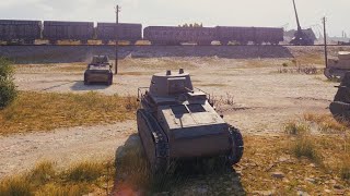 World of Tanks  Gameplay  Leichttraktor [upl. by Ertsevlis]