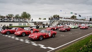 15x Ferrari 250 GTO at the Goodwood Revival [upl. by Airetahs]