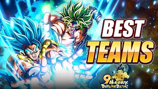 THE BEST TEAMS FOR BOTH PART 1 9TH ANNIVERSARY LRS USE THESE  DBZ Dokkan Battle [upl. by Nahej]