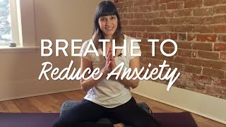 3 Yoga Breathing Exercises for Anxiety  Caren Baginski [upl. by Orazal]