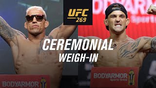 UFC 269 Ceremonial Weighin [upl. by Synn]