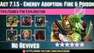 MCOC Act 715  Energy Adoption Fire amp Poison  TipsGuides  No Revives  Story quest Book 2 [upl. by Elyrrad900]