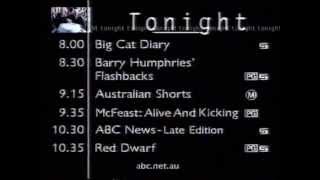 ABC TV  Monday Programme Schedules 29111999 [upl. by Quintie]