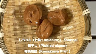 【しちりん・七輪】843 梅干し 神奈川（Pickled plums Kanagawa）【字幕】 [upl. by Hallvard]