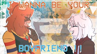 🧡I WANNA BE YOUR BOYFRIEND  💙Animation MEME VALENTINES DAY SPECIAL [upl. by Anovahs]