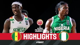 SEN 🇸🇳 v NGR 🇳🇬  Basketball Game Highlights  FIBA Olympic PreQualifying Tournament 2023 Nigeria [upl. by Heindrick]