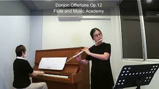 Flute ABRSM Grade 7 from 2022 B3 Donjon Offertoire Op 12 [upl. by Weisberg]