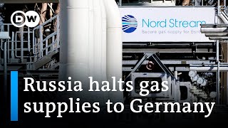 Russias Gazprom announces indefinite shutdown of Nord Stream 1 pipeline  DW News [upl. by Akinod]