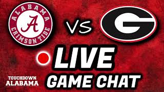 Alabama vs Georgia LIVE Game Chat [upl. by Grizel]