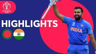 Rohit Hits Ton amp Bumrah Masterclass  Bangladesh vs India  Highlights  ICC Cricket World Cup 2019 [upl. by Seward]