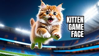 Cat vs Super Bowl Showdown Furry Fumbles You Wont Believe [upl. by Nolad]